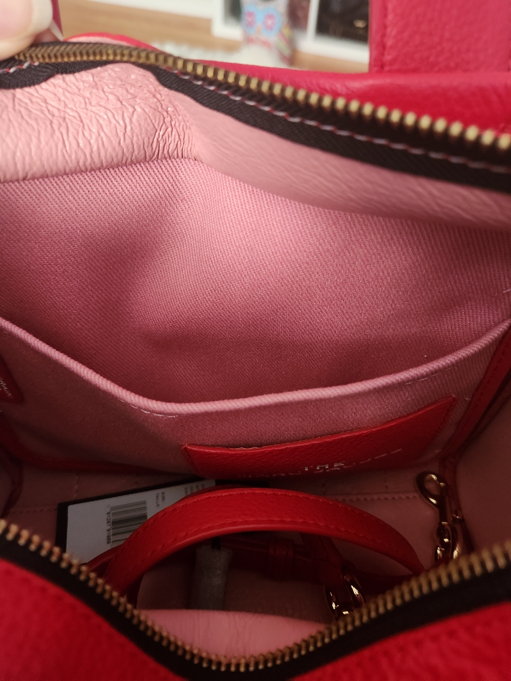 Marc Jacobs Red The Tote Bag - Leather Satchel In Sought After Red - Picture 7 of 7